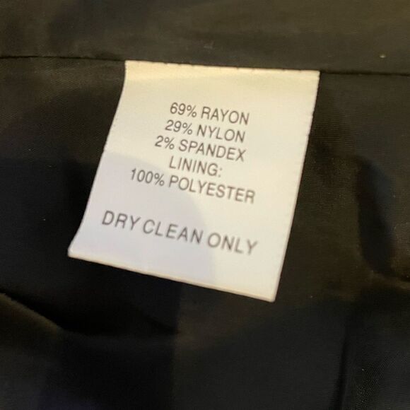 EUC Trina Turk Silver Studded Black Blazer Jacket Sz. 8 - Picture 6 of 7